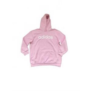 Adidas Pink Hoodie Sweatshirt Women's - Large